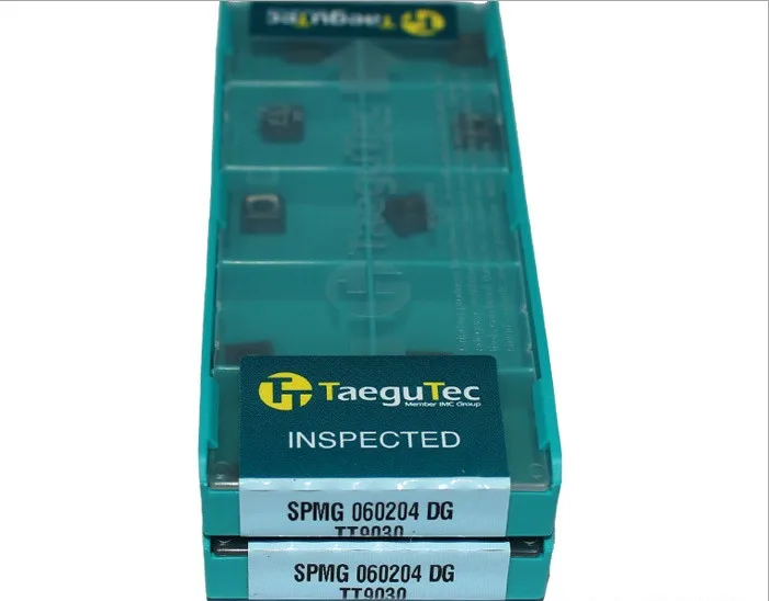 

100PCS taegutec SPMG060204DGTT9030 U drill blades fast cutting carbide inserts CNC brand