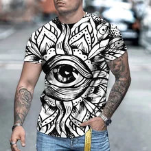 Camiseta con estampado 3D creativo para hombre, camisa de manga corta a la moda, estilo Entleman, informal, para verano, 2021