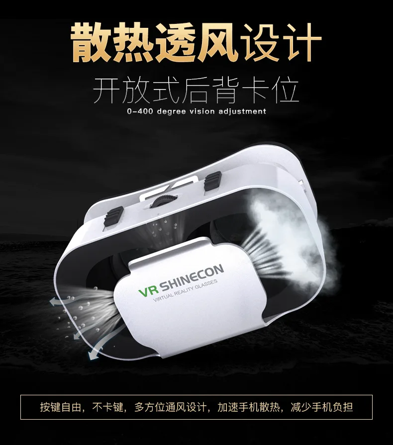 VR Очки виртуальной реальности мобильный 3D очки носить 3d очки виртуальной реальности увеличенная реальность