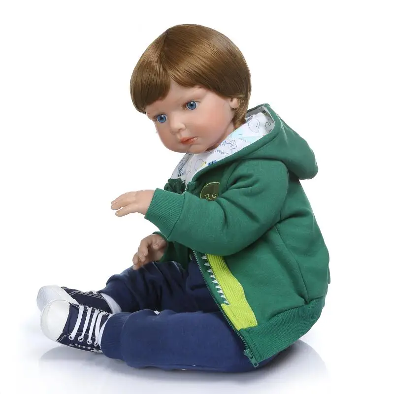 70 см Reborn Baby Doll Bebes Reborn 28 дюймов силиконовый Boneca Reborn Baby Toys для детей Brinquedos модель реквизит