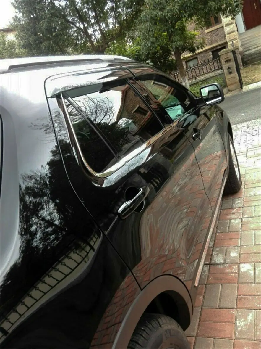 

For Ford Explorer 11-19 Window Visor Rain Sun Deflectors Guard Vent Shade
