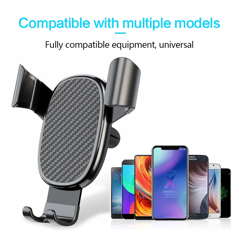 Гравитационная автомобильная подставка для телефона для iPhone, samsung, опорная стойка, устойчивый кронштейн для huawei, Xiaomi, автомобильный держатель для мобильного телефона