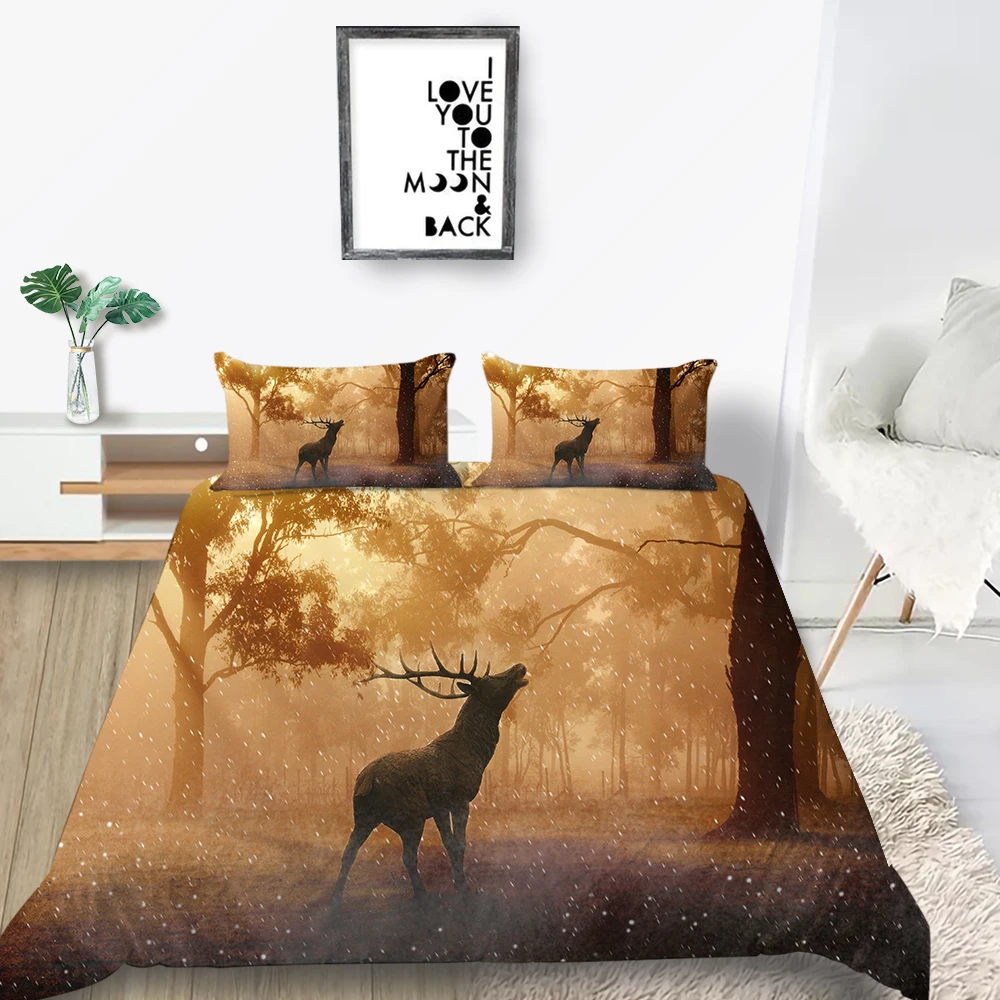 Hodgehog Bedding Set King Size Fashionable Cute Lifelike Duvet