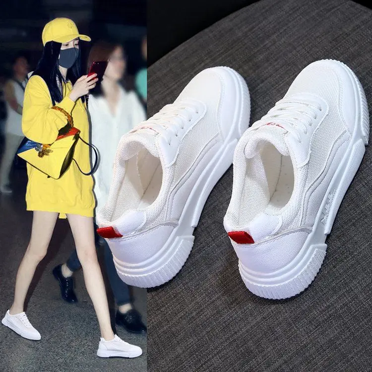 

White Shoes Women's Spring And Autumn New Style Versatile Flat Korean-style Sports Casual Online Celebrity WOMEN'S Shoes Student