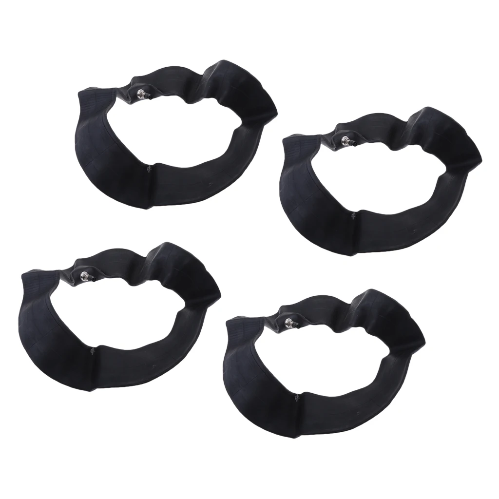 4 Pieces 2.50-10 Heavy Duty Rubber Tire Inner Tubes with Straight Valve Stem for Yamaha PW50 PW 50 ATV Motocross