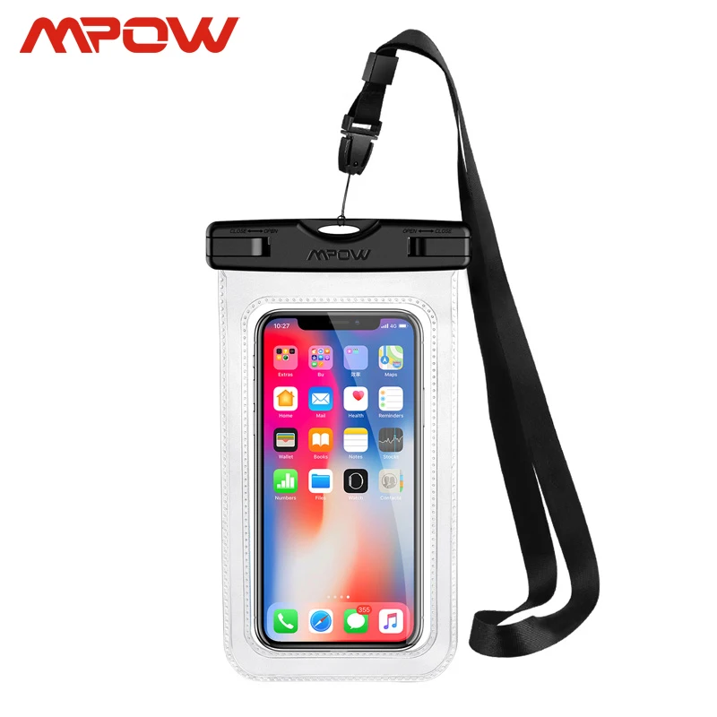 Mpow Ipx8 Waterproof Pouch Universal 6 5inch Sensitive Touch