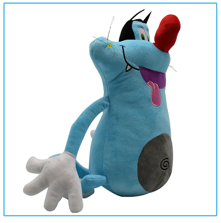 37cm Oggy and the Cockroaches Plush Toy Cat Oggy Stuffed Cartoon Animal