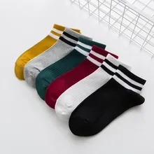 Модные женские полосатые носки удобные спортивные носки для отдыха calcetines coloridos de las mujeres Sox Harajuku спортивные носки