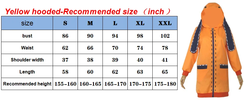 LEOSOXS Anime Kakegurui Runa Yomozuki Cosplay Costume Jabami Yumeko Orange Hoodie With Ears Prop Poker -Zentai shop online Hc09c33d39328487db4dbe0758d25b9e1m