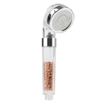 

Bathroom shower adjustable spray SPA shower shower head saves water high pressure negative ion filter shower shower nozzle