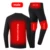 PARATAGO Winter USB Heating Snow Underwear Set Теплая Мужская Одежда С Подогревом Катание На Лыжах Пешие Прогулки Лыжные Брюки Self Heat Suit 4XL 5XL P3103