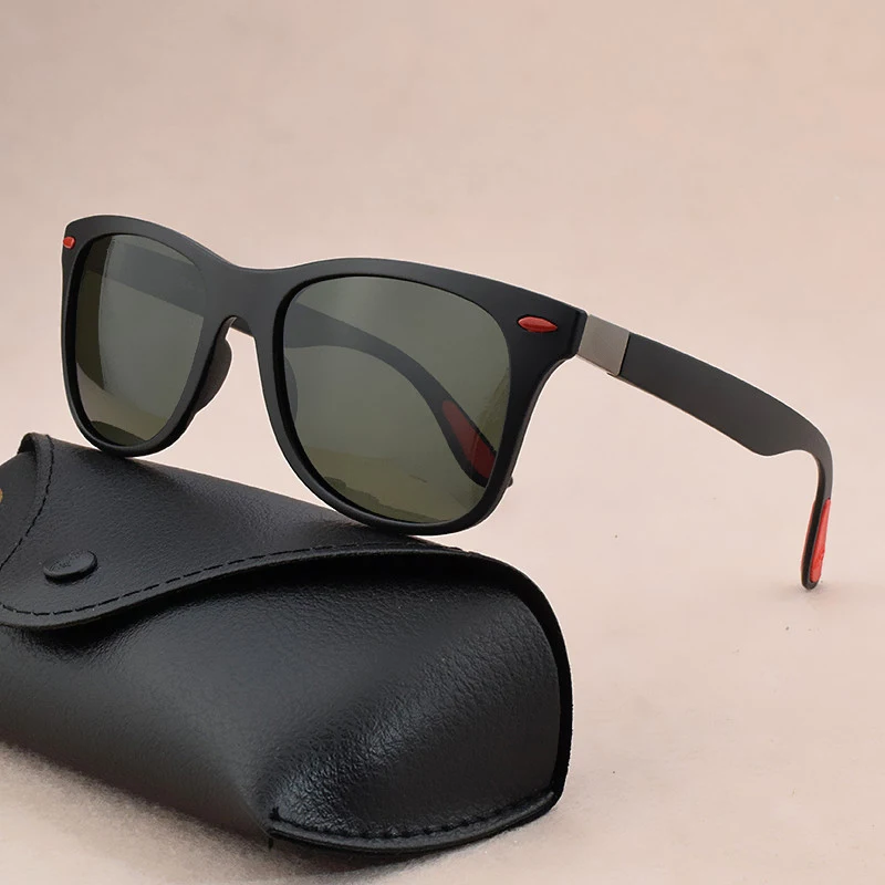 Винтажные брендовые классические поляризационные солнцезащитные очки мужские и женские для вождения квадратная оправа солнцезащитные очки женские мужские очки мужские UV400 R4195 - Цвет линз: C04