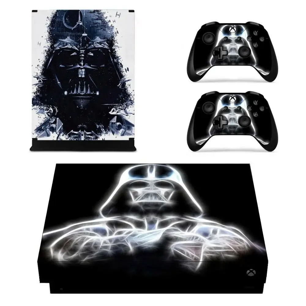 Наклейка s Star Wars для Xbox One X виниловая кожа Наклейки Обложка Pegatinas для Xbox one X консоль пульт дистанционного управления скины