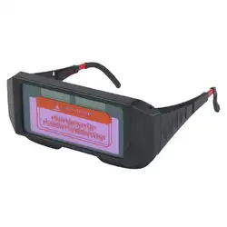 Сварные очки Защита Удобная Солнечная энергия Автоматизация Солнечная затемнение сварочный шлем Сварщик Маска тенты сварочные очки