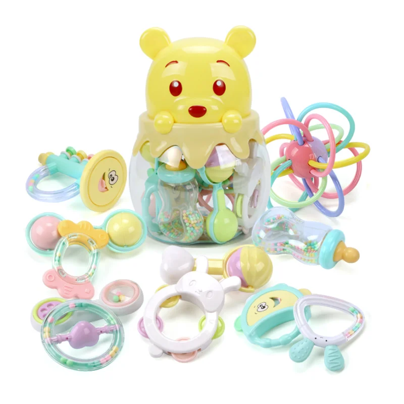 

GOODWAY Baby Toys 0-3-6-12 Month Educational Infants Rattle a 1-Year-Old Male Baby Hand Rattle GIRL'S