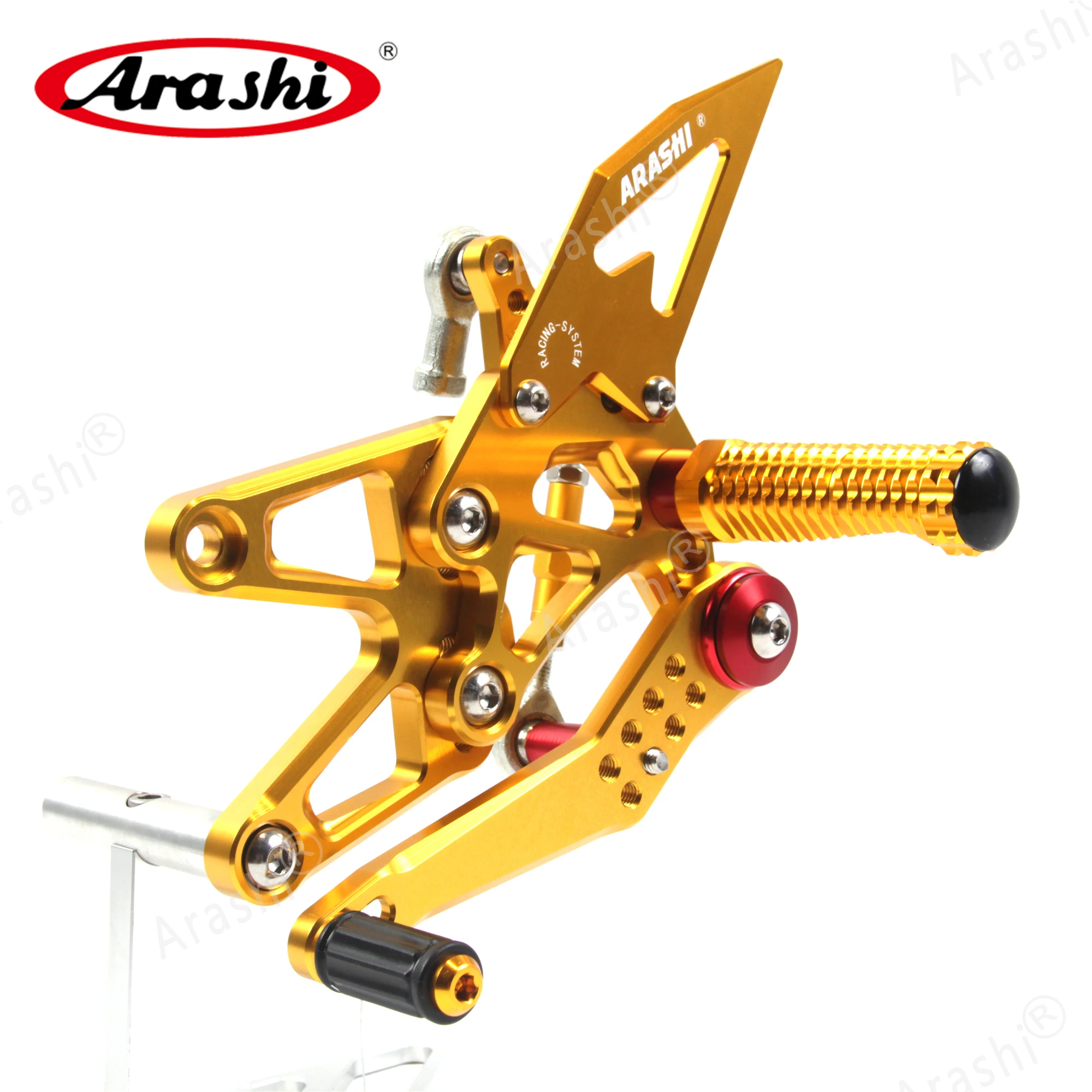 ARASHI CNC Регулируемые подножки для TRIUMPH DAYTONA 675 675R 2013 2018 колышки ног наездник заднего