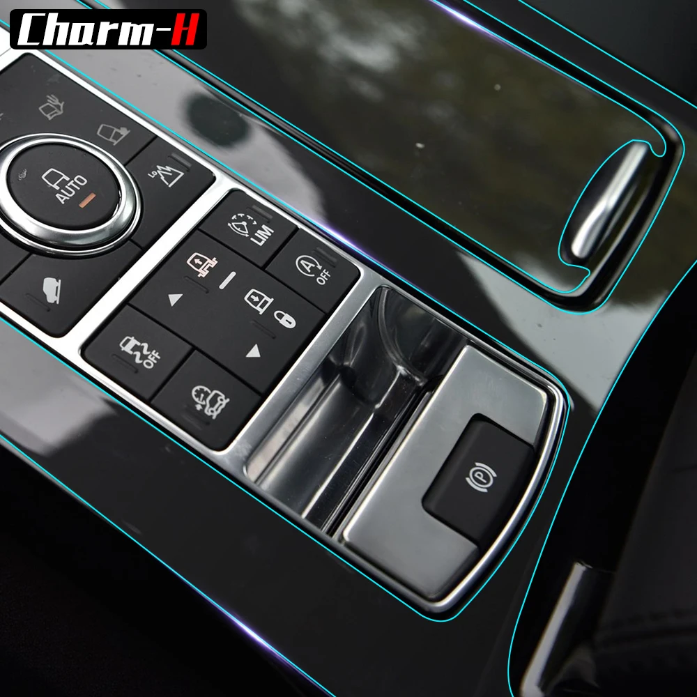 Прозрачные защитные наклейки для Land Rover Discovery 5 LR5 HSE L462 внутренняя переключатель