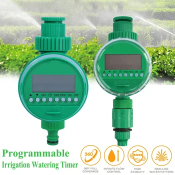 

Garden Irrigation Timing Controller Programmable Hose Faucet Timer Tap Auto Wireless Water Gateway Irrigation Watering Timer D30