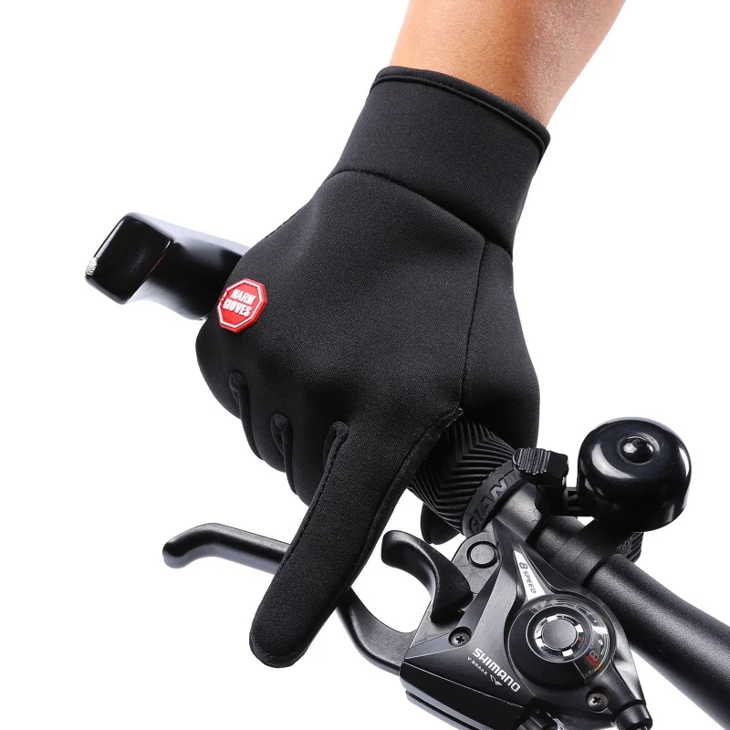 Катание на лыжах перчатки Водонепроницаемый флисовая ветрозащитная Термальность Сенсорный экран спортивные Велосипеды сноуборд перчатки унисекс