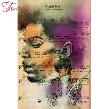 

TOUOILP full square&round Diamond painting Prince purple rain Diamond Embroidery Cross Stitch 3D Pictures of Rhinestone mosaic