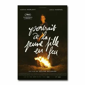 

Portrait of a Lady on Fire Céline Sciamma 2019 Silk Fabric Wall Poster Art Decor Sticker Bright