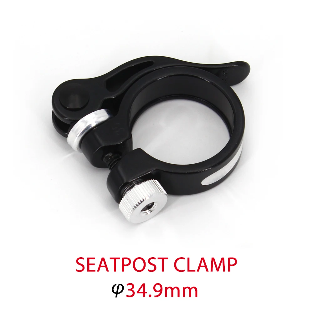 

Quick Release Bike Seatpost Clamp Aluminum Alloy 31.8/34.9mm Ultralight MTB Road Bike Tube Clip Bicycle Seat Post Clamp Bike