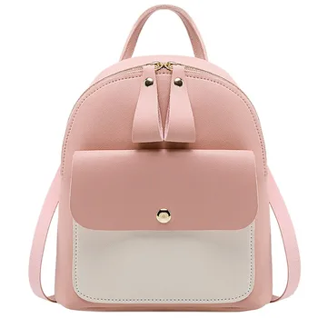 

2020 Top Female Backpack Women Fashion Lady Shoulders Small Femal Backpack Letter Purse Mobile Phone Bag bolso mujer #D256