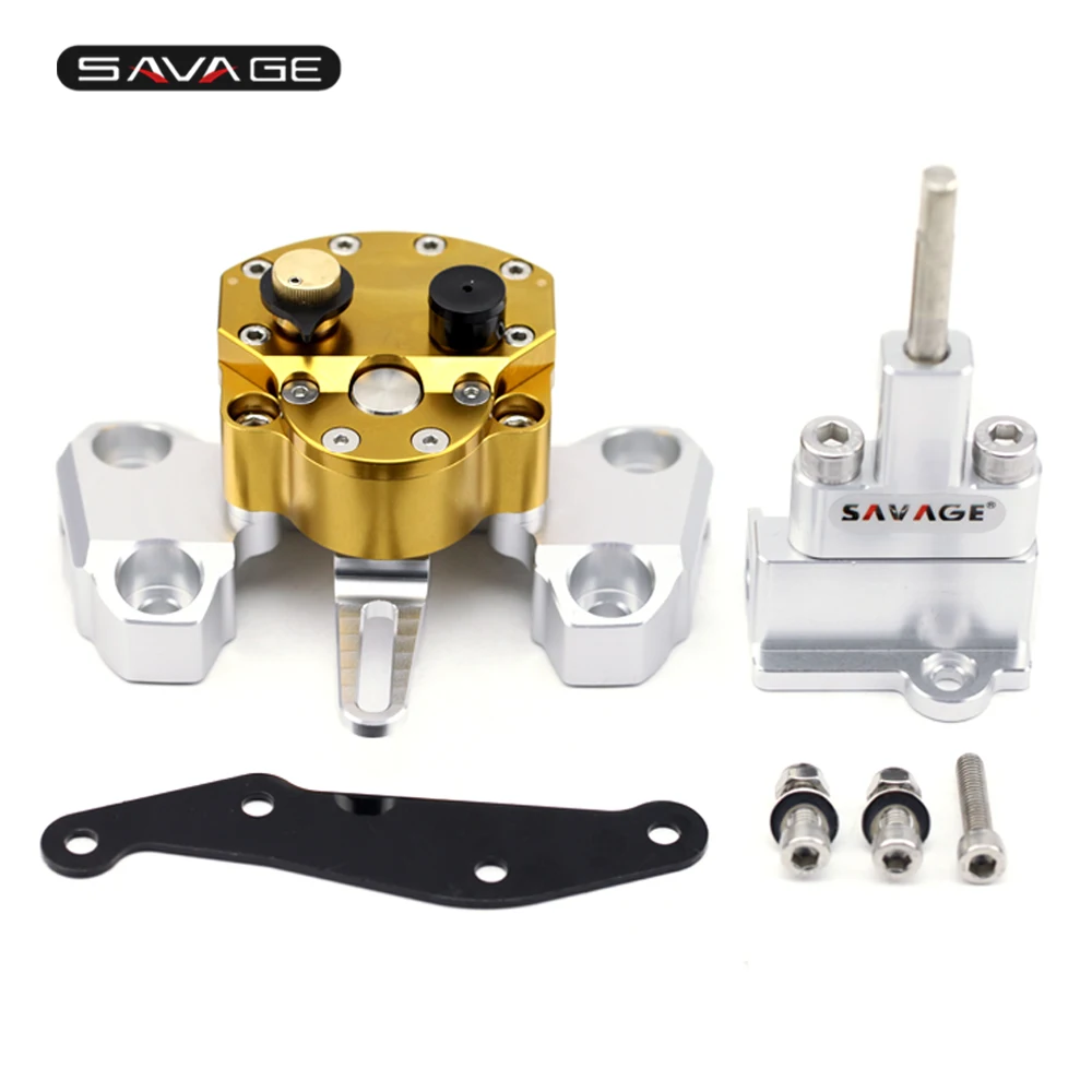 Steering Damper Stabilizer For YAMAHA MT-09 FZ-09 MT09 FZ09 2014-2020 Motorcycle Accessories Safety Adjustable Mount Bracket Kit