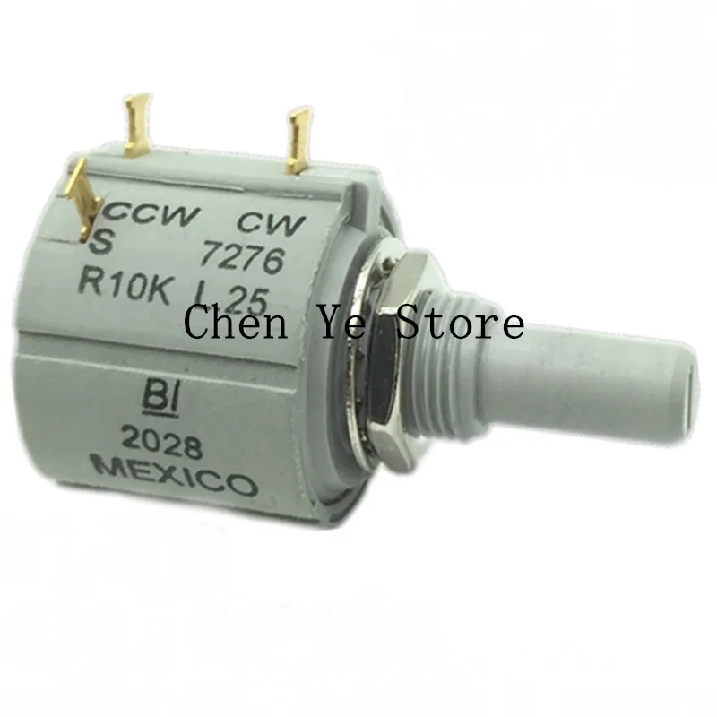 

Free Shipping1PCS 100% NEW Original Potentiometer CCW CW S 7276 R1K R2K R5K R10K R20K R50K L.25 BI