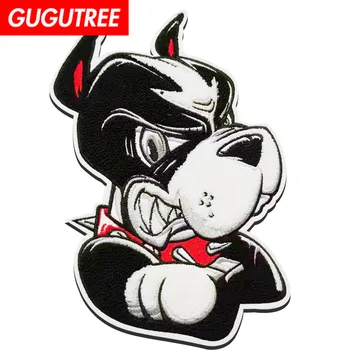 

Price for 150 pieces,GUGUTREE towel embroidery big dogs patch animal cartoon patches badges applique patches for clothing FD-139