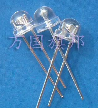 

Free Delivery. LED light-emitting diodes, 5 mm straw hat white hair colorful slow flash short feet 100 yuan 1000 only