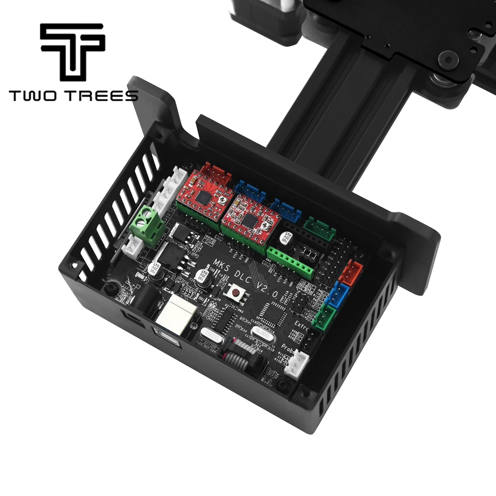 Односторонний лазерный гравировальный станок Twotrees мини ЧПУ лазерная 3D печать
