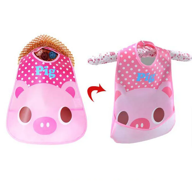 3 PCS/Lot Waterproof Baby Bibs For Infant Toddler Boys Girls Sleeveless Feeding Apron Cartoon Animals Child Kids Bib. 
