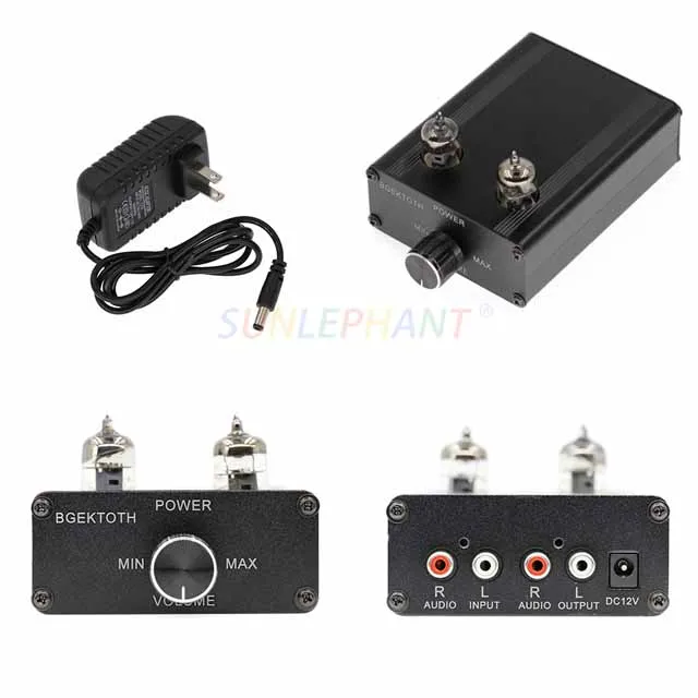 

A6-- bile preamp tube amplifier preamp bile buffer 6J1 MINI HIFI preamplifier DC12V