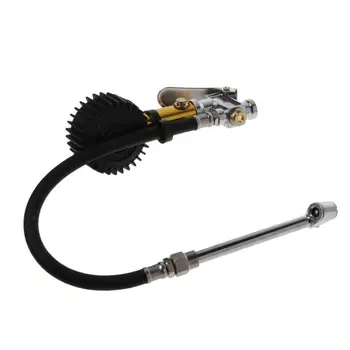 

220PSI Tire Pressure Motor Car Manometer Tester Gauge Meter Air Inflator 203D