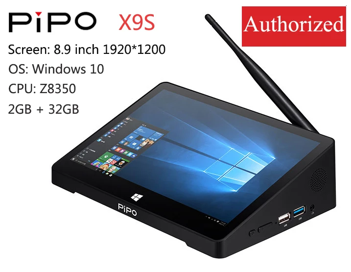 

PIPO X9s Mini PC Z8350/RK3399/RK3288 8.9inch 1920*1200 Win10/Android 7.0/ Linux Tablet PC 4G 64G/2G 32G HDMI BT RJ45 tablet pc
