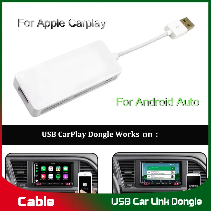 Android Hands-free сенсорный модуль адаптер smart car link Функция сообщения USB siri Голосовое управление для carplay