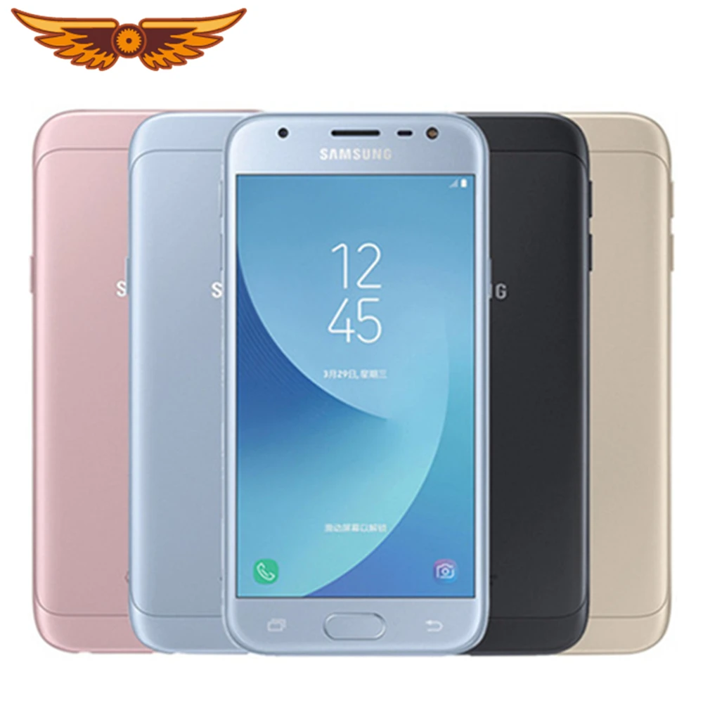 Оригинальный Samsung Galaxy J3 J3300(2017) четырехъядерный 5 0 дюйма 2 Гб ОЗУ 16 ПЗУ МП