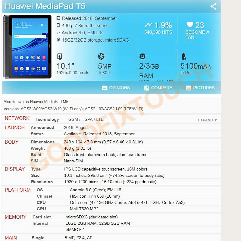 6.5-inch I12 Water drops screen smartphone triple