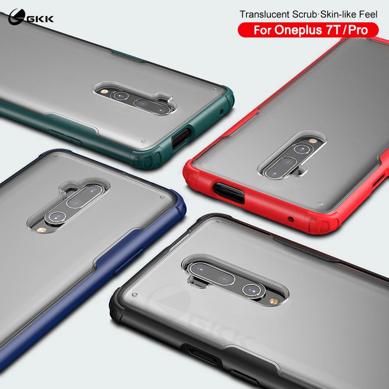

Translucence Matte Business Perfect Fit Case for Oneplus 7T Pro Case Anti-knock Soft TPU Edge Cover For Oneplus 7T Pro Coque