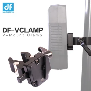 

DF-VCLAMP V Mount Lock Battery Clamp for Gimbal Ring Rig Tripod Stand