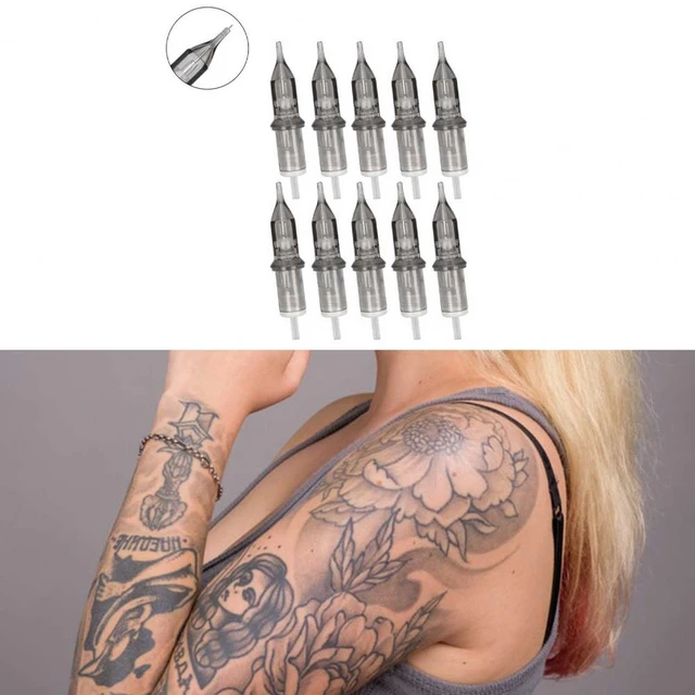 10Pcs Tattoo Needle Sanitary Transparent Stainless Steel Round Liner Round  Tip Needle Aghi Cartucce Fodera Rotonda Del Tatuaggio - AliExpress