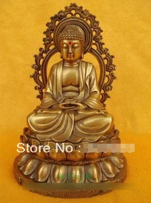 914+++ Chinese bronze brass Sakyamuni Buddha Staute 6&quotHigh/15CM | Дом и сад