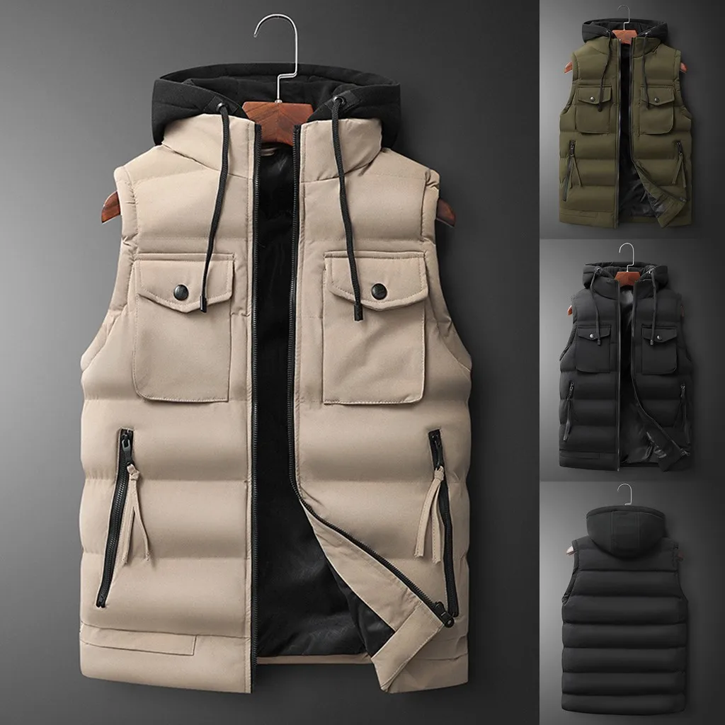 Casaco jaqueta masculino chaqueta hombre уличная куртка мужская Осенняя зимняя однотонная верхняя одежда, жилет, куртка, топы, camarra hombre