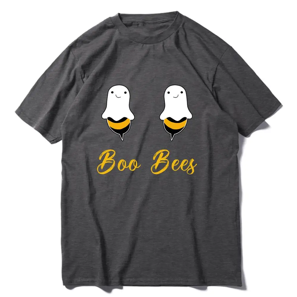Boo Bees Let It Be Funny/вечерние футболки на Хэллоуин Высококачественная Милая футболка из хлопка для детей, наряд для родителей и ребенка - Цвет: A-Dark grey
