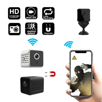 

1080P Wifi Mini Camera Night Vision HD Video Recorder Motion Detect DVR Magnetic Micro Cam Gizli Camaras Espia Secret Camcorder