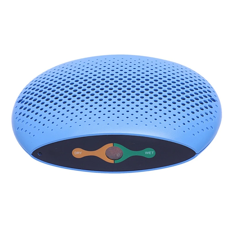 

Us Plug,Recyclable Dehumidifier Electric Air Dryer Machine Water Intelligent Moisture Absorb Dehumidifier For Home Wardrobe Blue