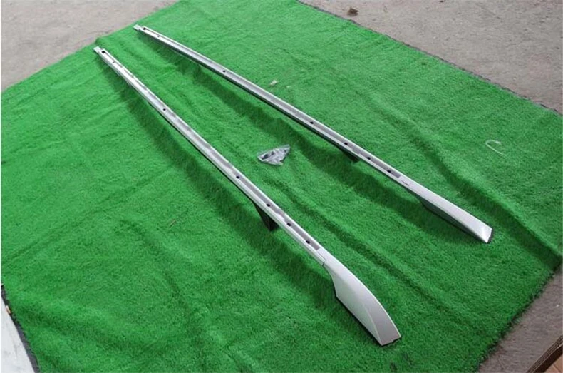 Silver Roof Racks Для Land Rover Дискавери 3 LR3 2003-2009 багажник на крышу поперечная багажная стойка бар высокое качество алюминиевый сплав Материал аксессуары - Цвет: Silver Roof Racks