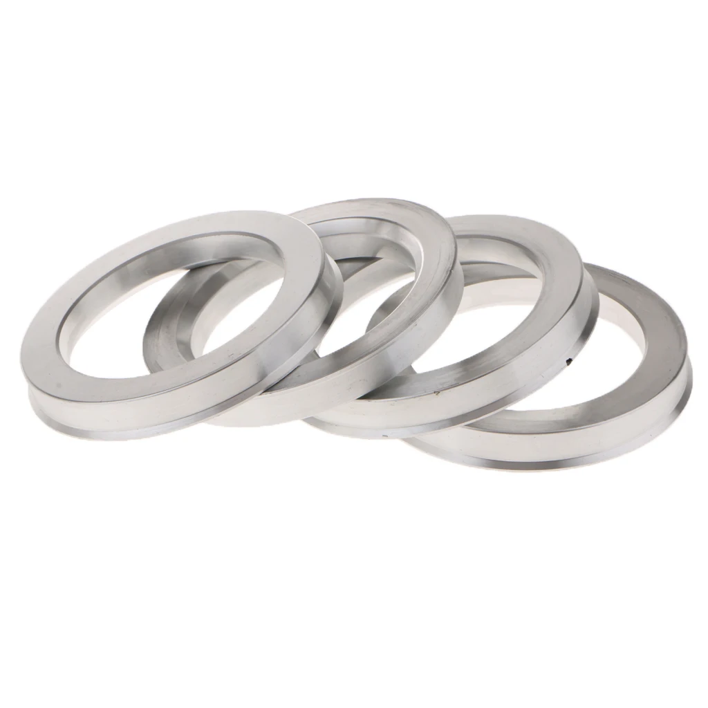 4pcs/Set Spigot Rings 73.1mm To 54.1mm Aluminum Alloy Wheel Hub Spacers