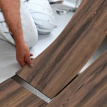 

PVC Wood Grain Floor Stciker Decal Home Decoration 20*300cm Household Decor Wall Floor Stickers Wooden
